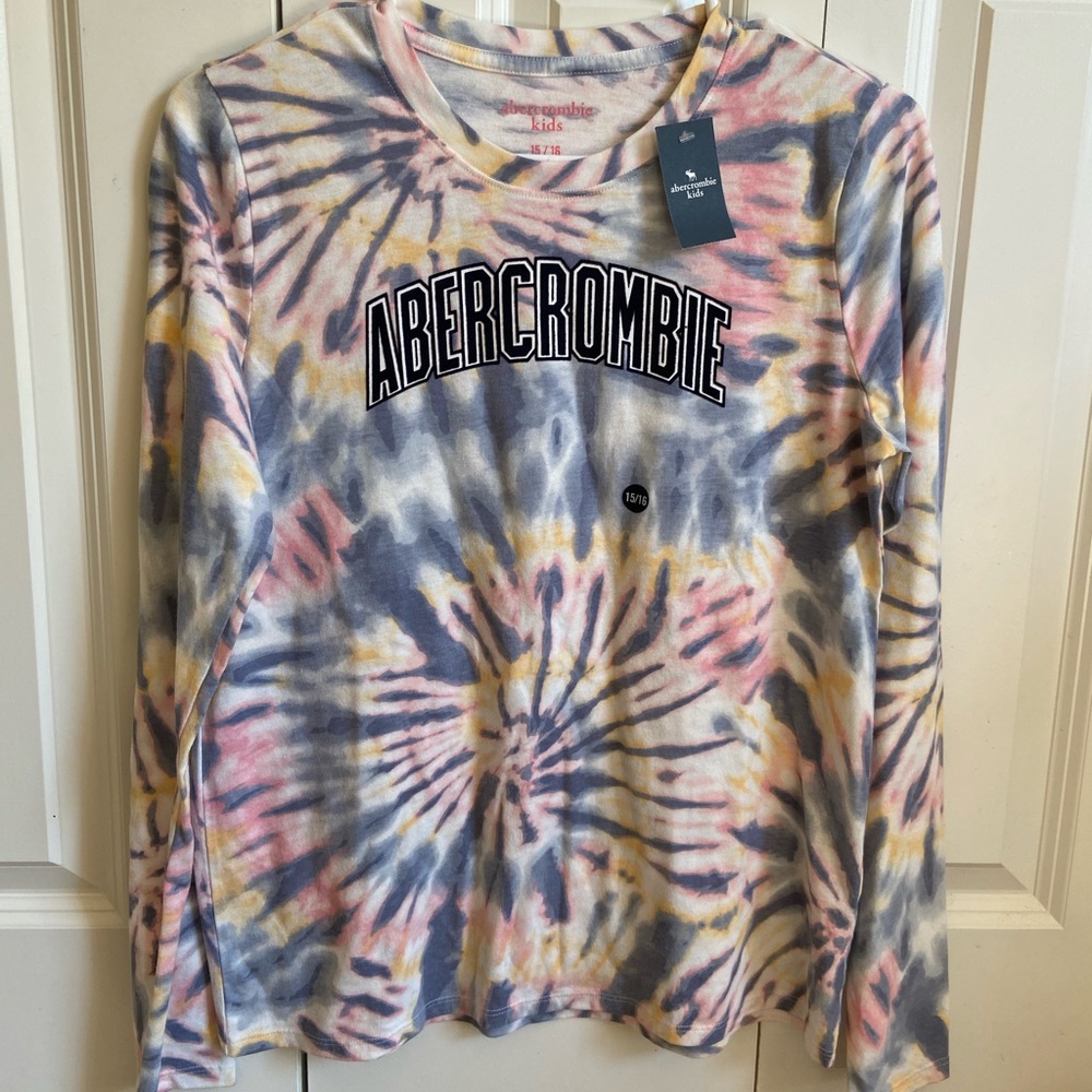 Abercrombie Kids tie dye long sleeve with tags!